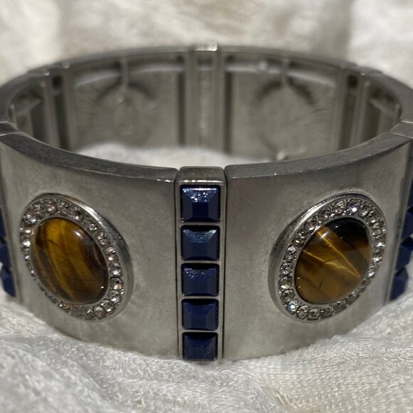 lia sophia "Marina" Tiger Eye Stretch Bracelet - Picture 9 of 9